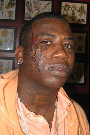 gucci tattoo on face. Earlier this week, Gucci Mane